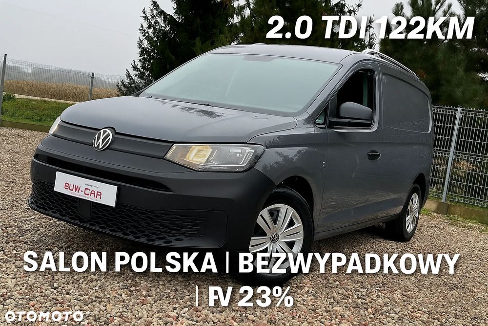 Volkswagen Caddy LONG/ 2.0TDI 122KM/ WEBASTO/ Bogata Opcja/ Salon Polska/ Pierwszy Właściciel/ BEZWYPADKOWY/ Serwis ASO VW/ FV 23%/ SUPER STAN !!! - 1