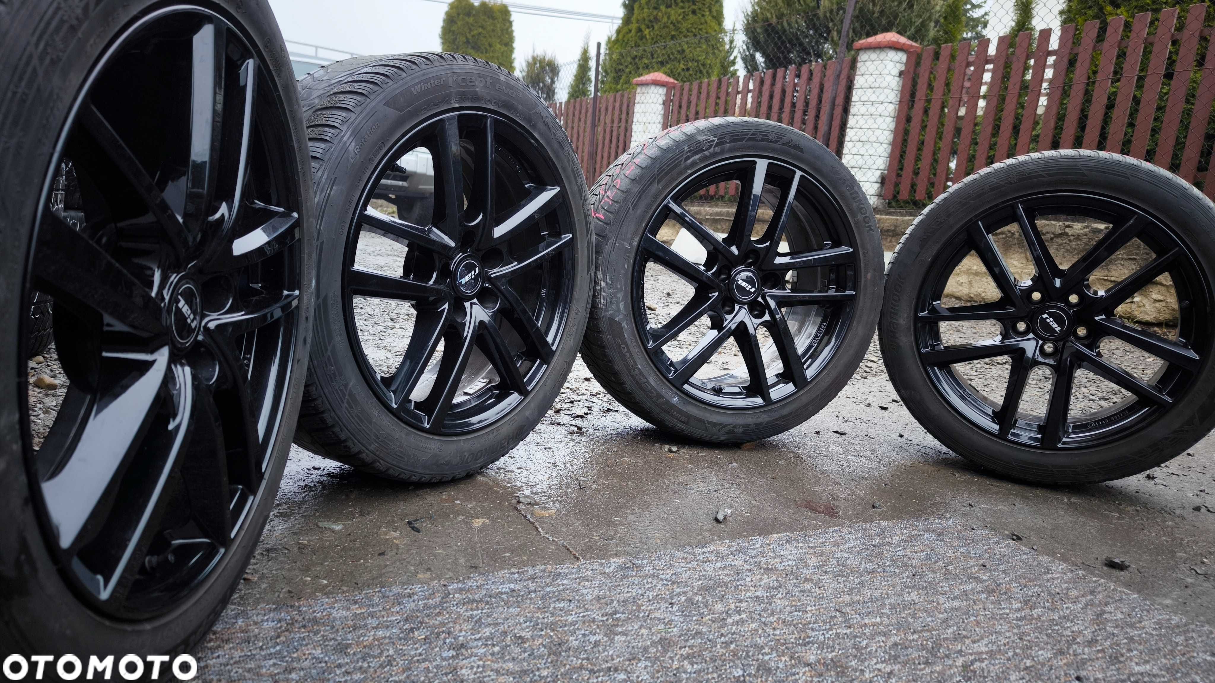 Koła VW Audi Seat Skoda Mercedes BMW 18 cali 5x112 ET30 Opony 245/45 - 1