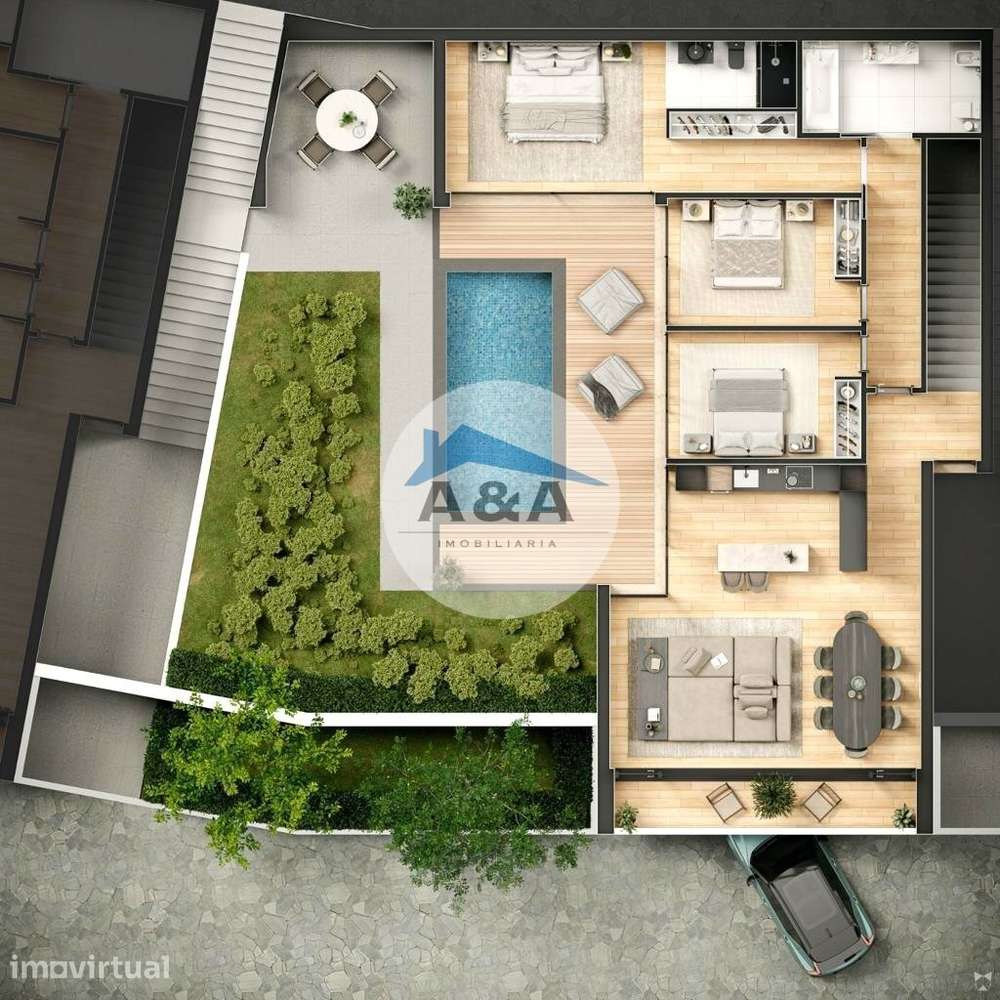 Um refúgio moderno entre o mar e a vila: um projeto exclusivo de Sã... - Grande imagem: 4/23