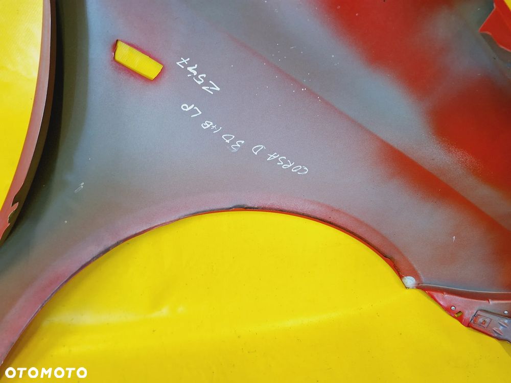 BŁOTNIK LEWY PRZÓD PRZEDNI OPEL CORSA D 3D HB 06-11 LAK: Z547 NR653 - 9