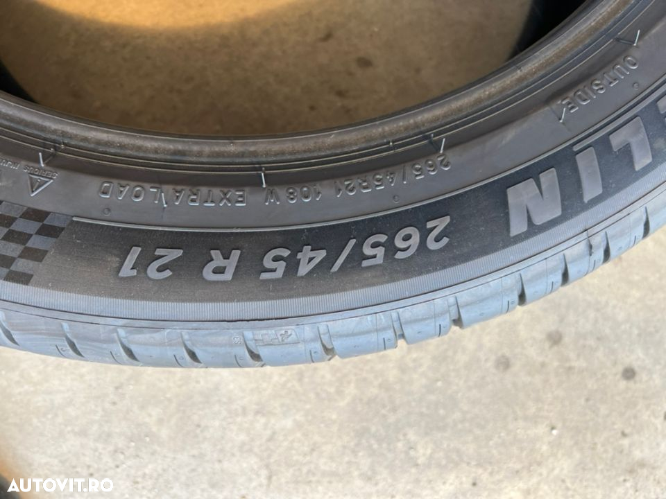 vând 4 anvelope 265/45/21 Michelin de vară noi - 4