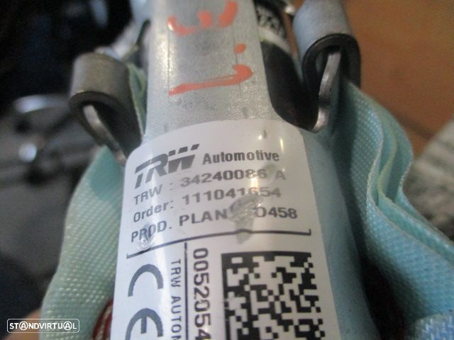 Airbag Cortina 34240086A FIAT  500 2 FASE 2 2017 1.2I 69CV 3P BRANCO ESQ - 4