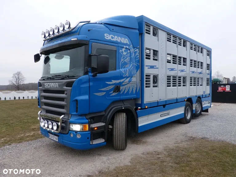 Scania R420 DO ŻYWCA / ZWIERZĄT / BYDŁA TRZODY CHLEWNEJ/ 3 POKŁADY / WAGA EL. / EURO 5 / OŚ SKRĘTNA / - 28