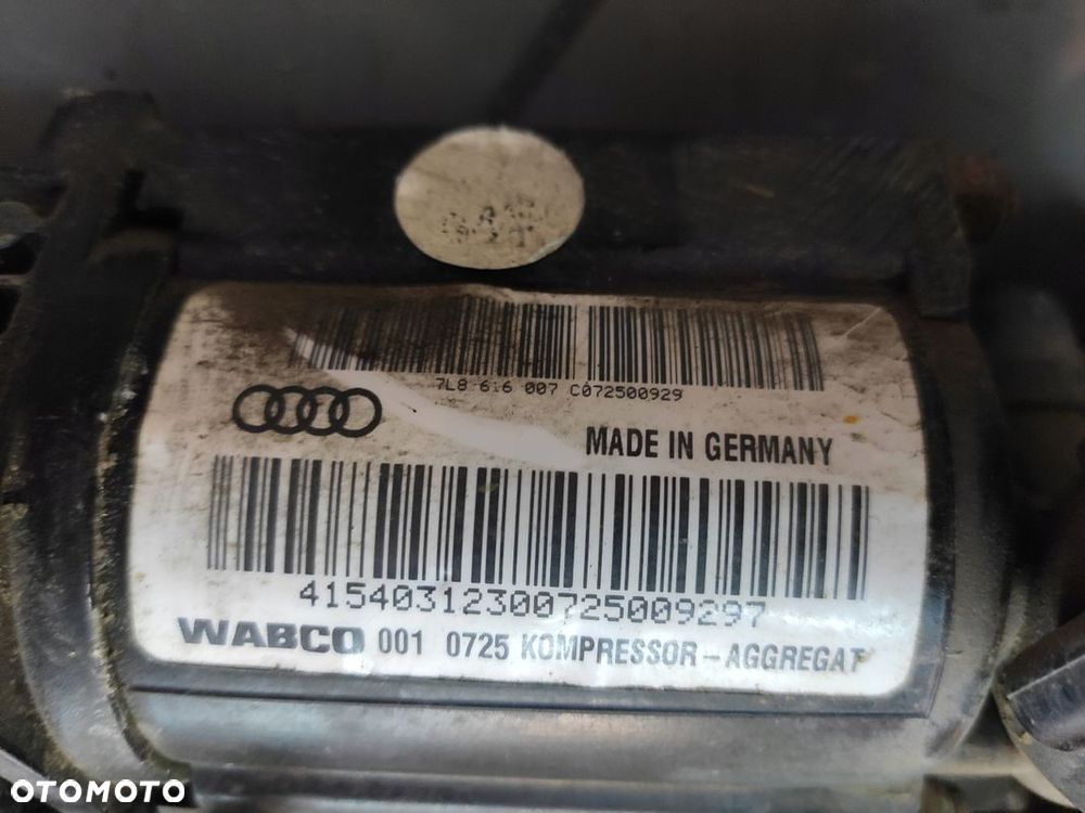 AUDI Q7 4L 3.0 TDI KOMPRESOR ZAWIESZENIA POMPA ORYGINAŁ SPRAWNY 7L8616006C - 12