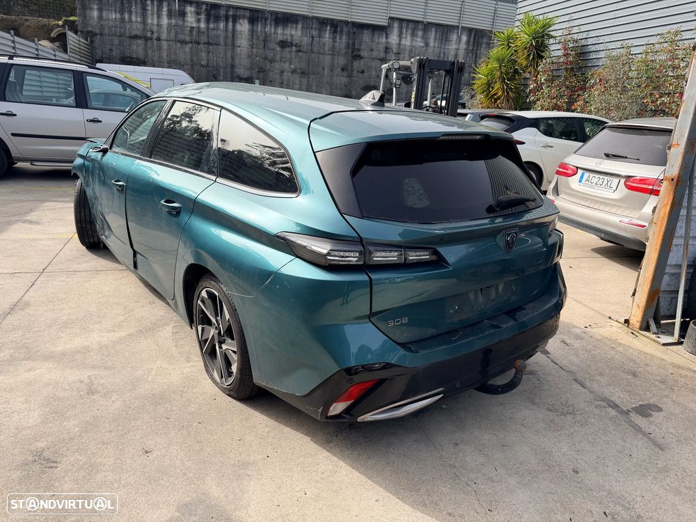 PEUGEOT 308 SW 1.6 HTP HYBRID E 1.5 HDI 130 CV DE 2023 EM CENTRO DE ABATE ( FIM DE VIDA) - 4