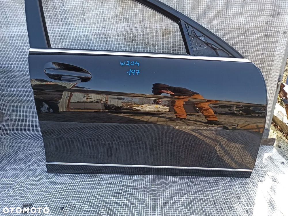 MERCEDES W204 C-KLASA DRZWI PRAWE PRZÓD PRZEDNIE 197 KOMPLETNE W KOLOR - 7