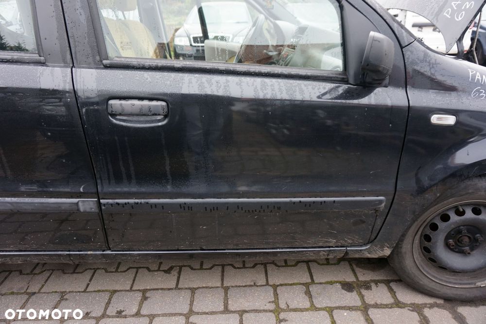 DRZWI PRZEDNIE PRAWE PANDA II 632  CZARNY FIAT 2003-2012 - 3