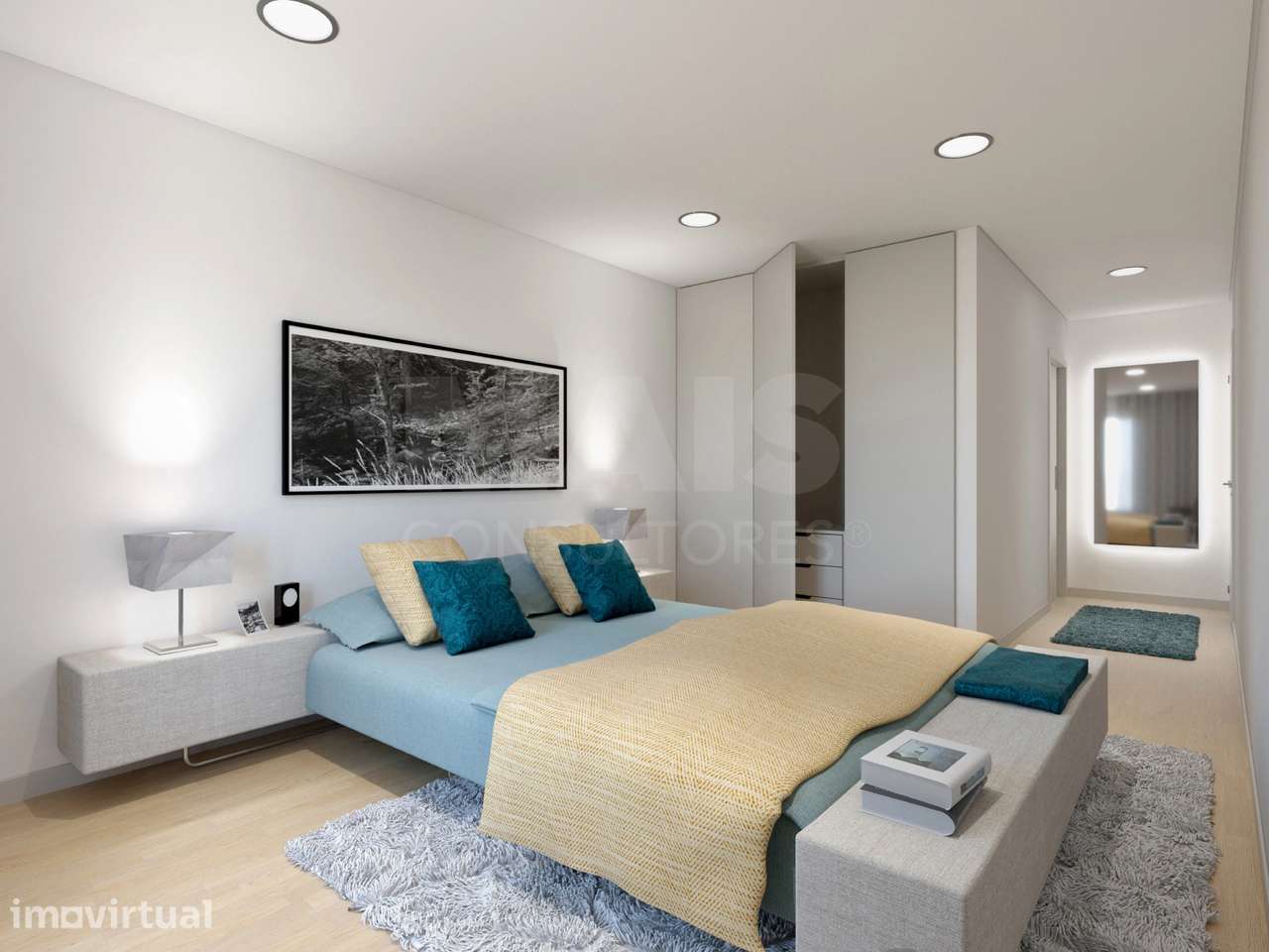 Apartamento T3+ 1 com garagem Box, terraço e varanda. - Grande imagem: 2/17