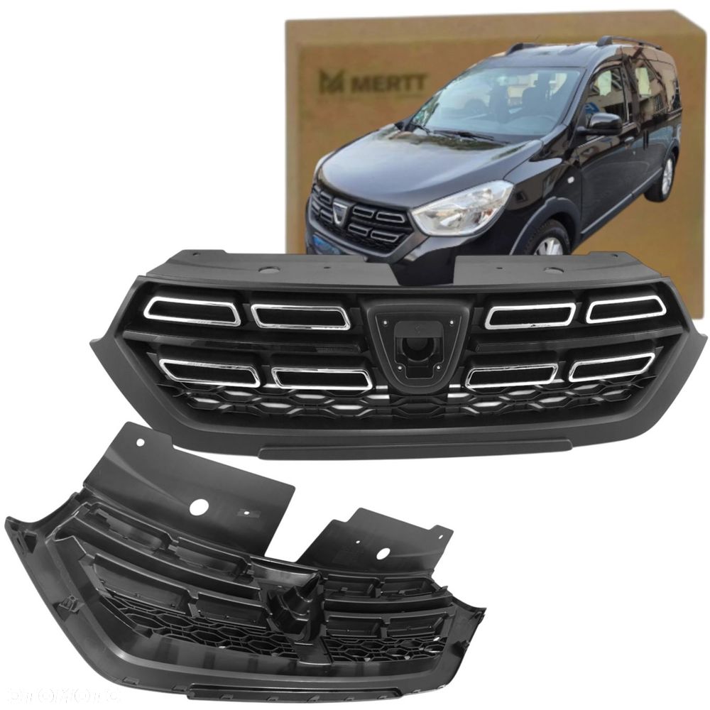 ATRAPA KRATKA GRILL CZARNY 623104154R DACIA LODGY DOKKER 2018- STEPWAY - 1