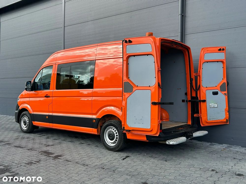 Volkswagen Crafter 2.0 TDI 140KM L2H2 DOKA Brygadówka holenderka 6 osób **Tylko 153tyś. km.**KLIMA**Super Stan** - 5
