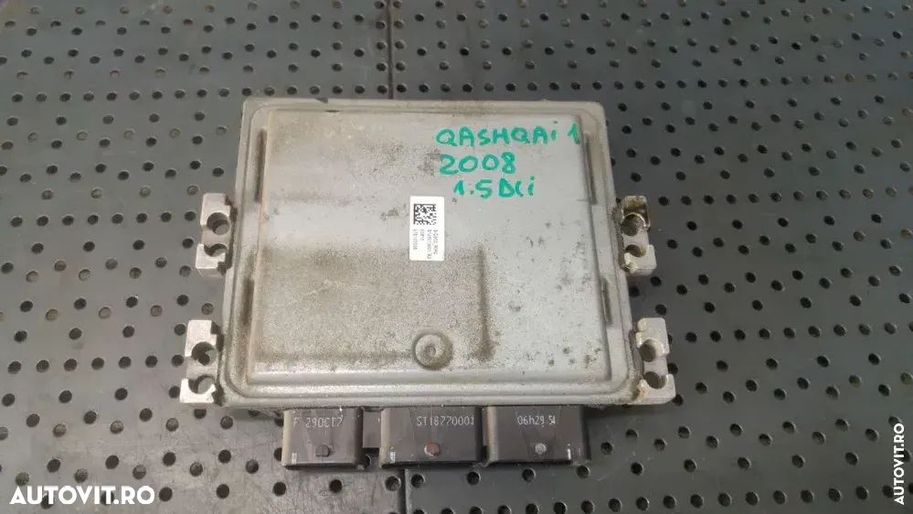 Ecu calculator motor 1.5 dci nissan qashqai j10 nj10 jj10e 23710jd54d - 1