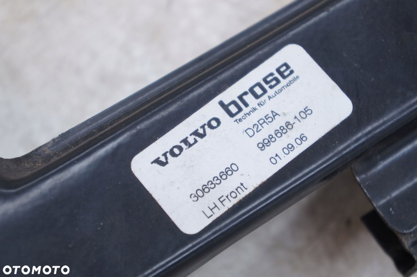 VOLVO C70 II PODNOŚNIK SZYBY LEWA PRZEDNI LEWY PRZÓD 30633660 - 3