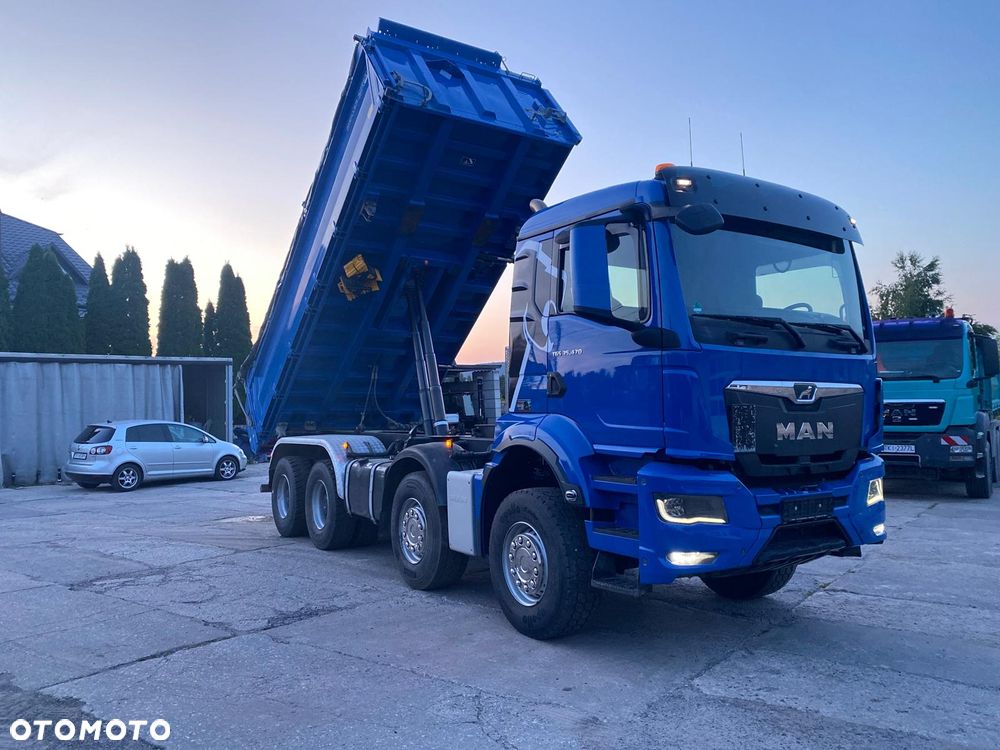 MAN TGS 35.470 8x4 Meiller Kipper + Bordmatik / Retarder / Jak Nowy - 3