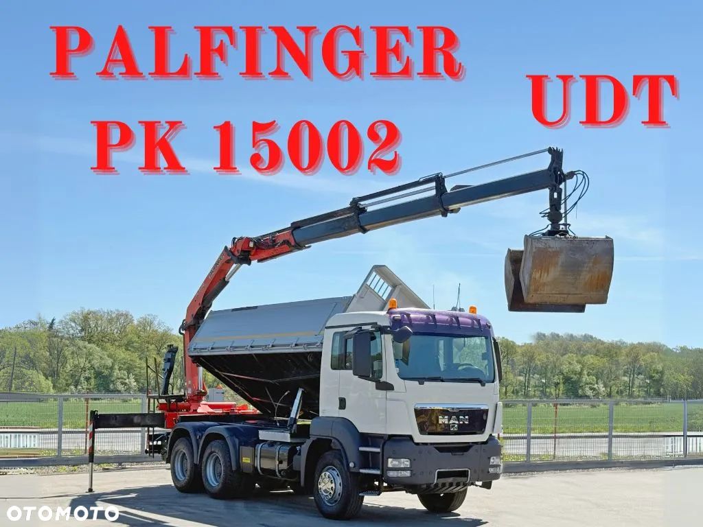 MAN TGS 33.360 * WYWROTKA 6,40 m + PK 15002 / 6x4 * STAN BDB - 1