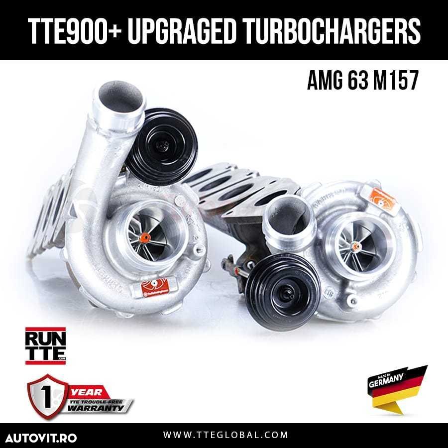Turbine Hybrid + Downpipe + Methanol Mercedes 63 AMG M157 5.5 - 1