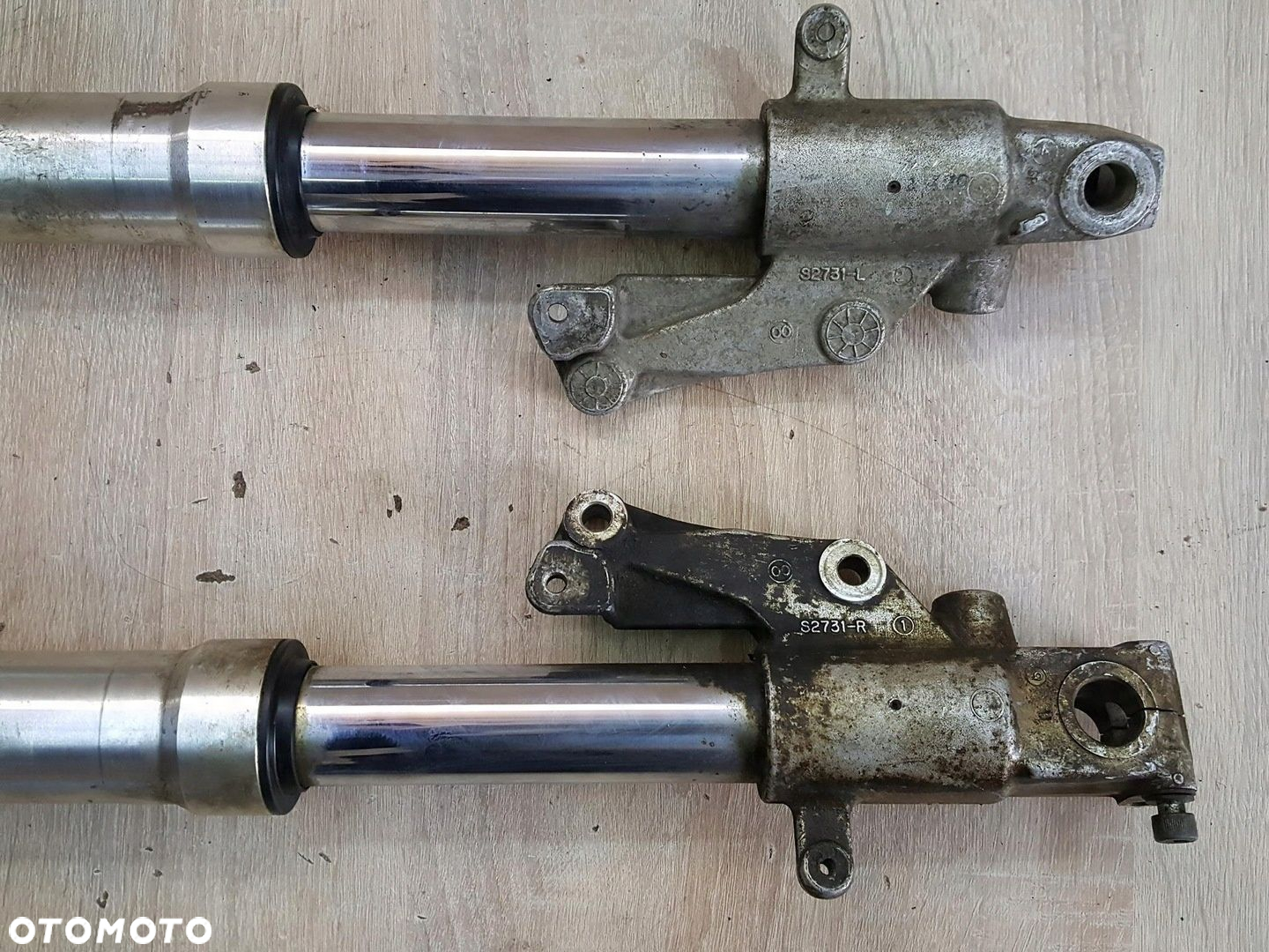 SUZUKI RG 125 LAGI ZAWIESZENIE KOMPLET PROSTE - 8