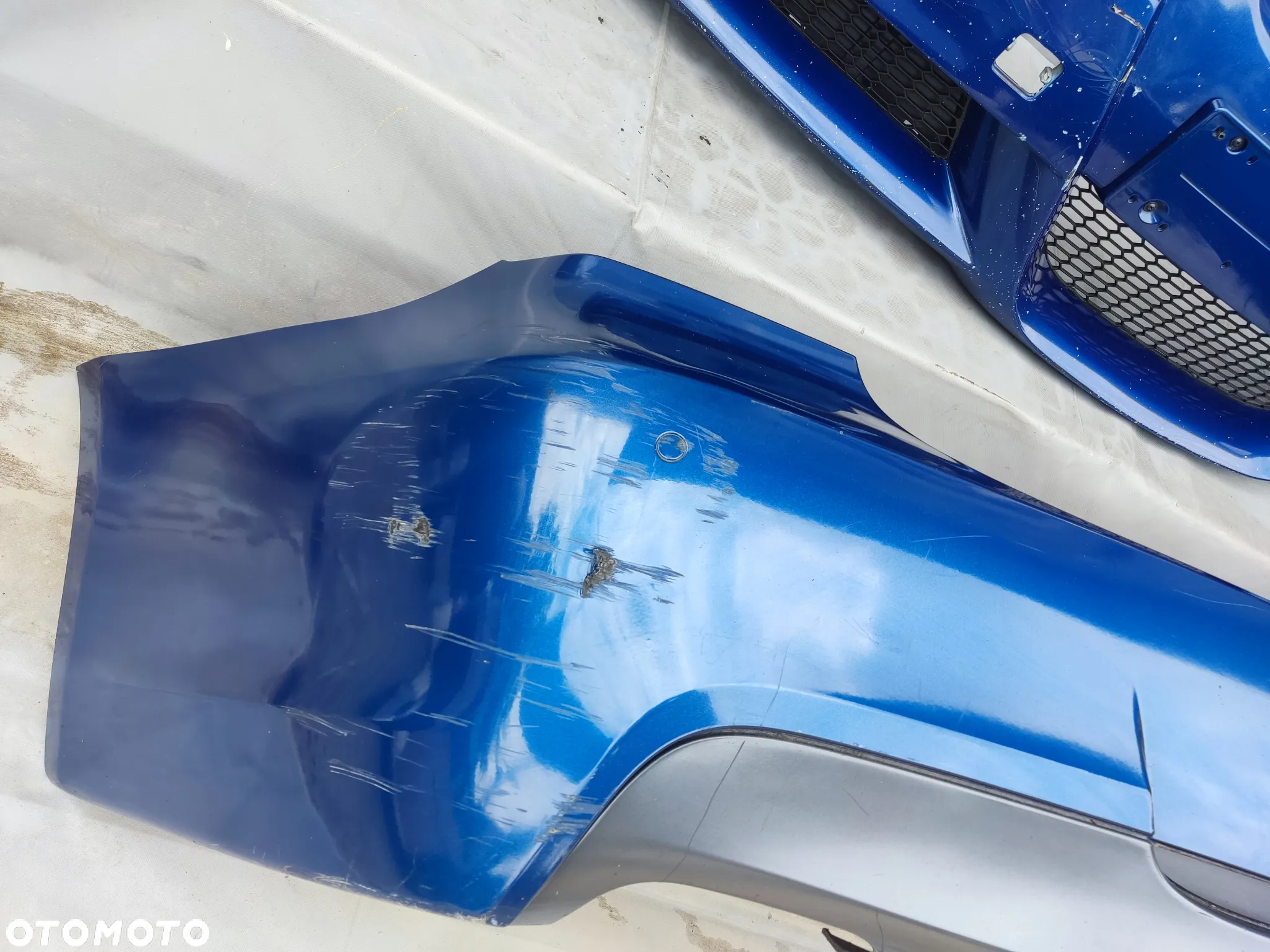 BMW E90 MPAKIET ZDERZAK PRZEDNI TYLNY LISTWY PROGOWE PRÓG PDC KOMPLET LEMANS BLAU - 4