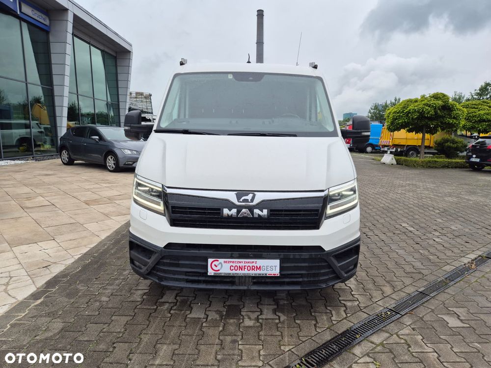 MAN TGE 3.180 2.0 TDi DSG / SKRZYNIA / DŁUGA / ALUMINIOWA / BEZWYPADKOWY / SERWISOWANY / STAN WZOROWY / EURO 6 - 3