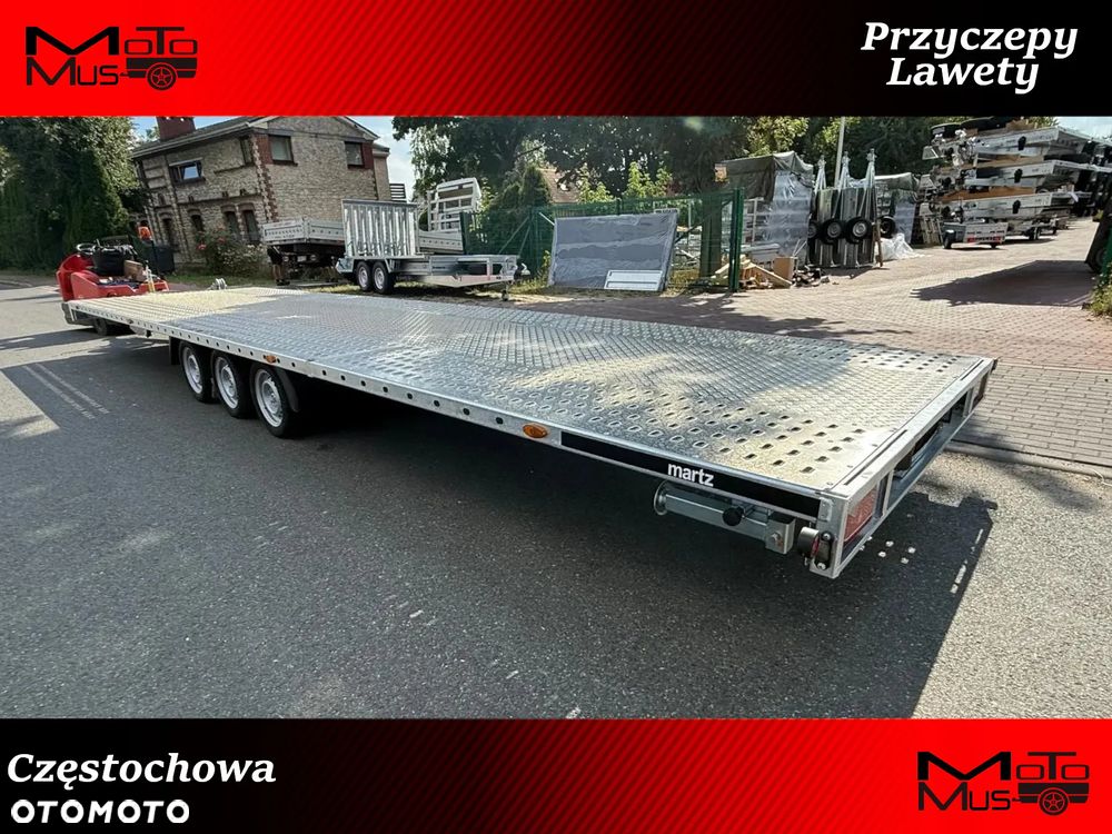 Martz Laweta Martz GT PLUS 850/3 3,5T 850x215m 3 osie wypełniona dwa auta 2 auta VDI - 1