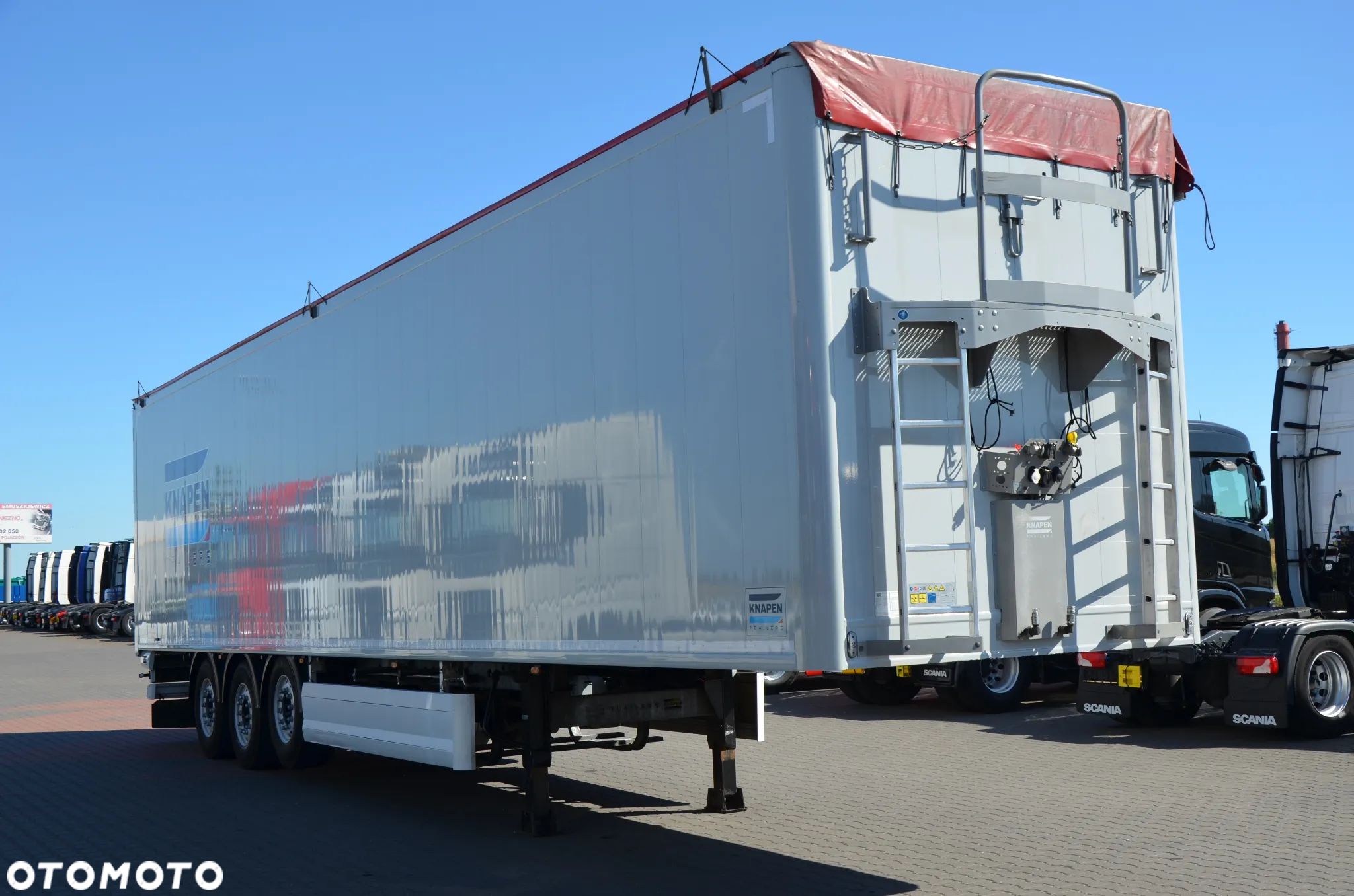 Knapen K100 / RUCHOMA PODŁOGA / WALKING FLOOR / OŚ PODNOSZONA / PILOT / WABCO / 0821 - 1