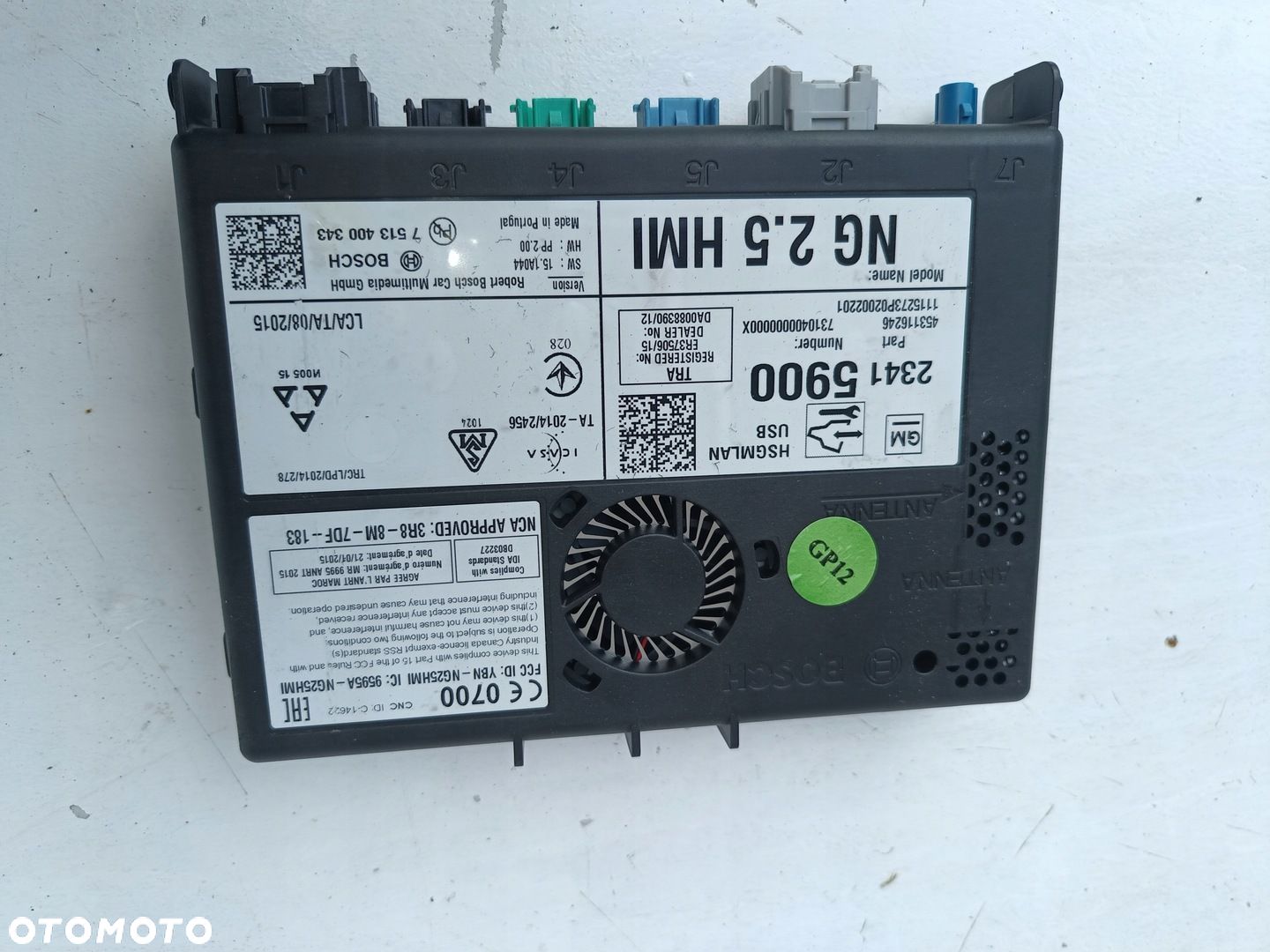 OPEL ASTRA K V 15r- MODUŁ STEROWNIK NAWIGACJI NAVI RADIA 23415900 - 1