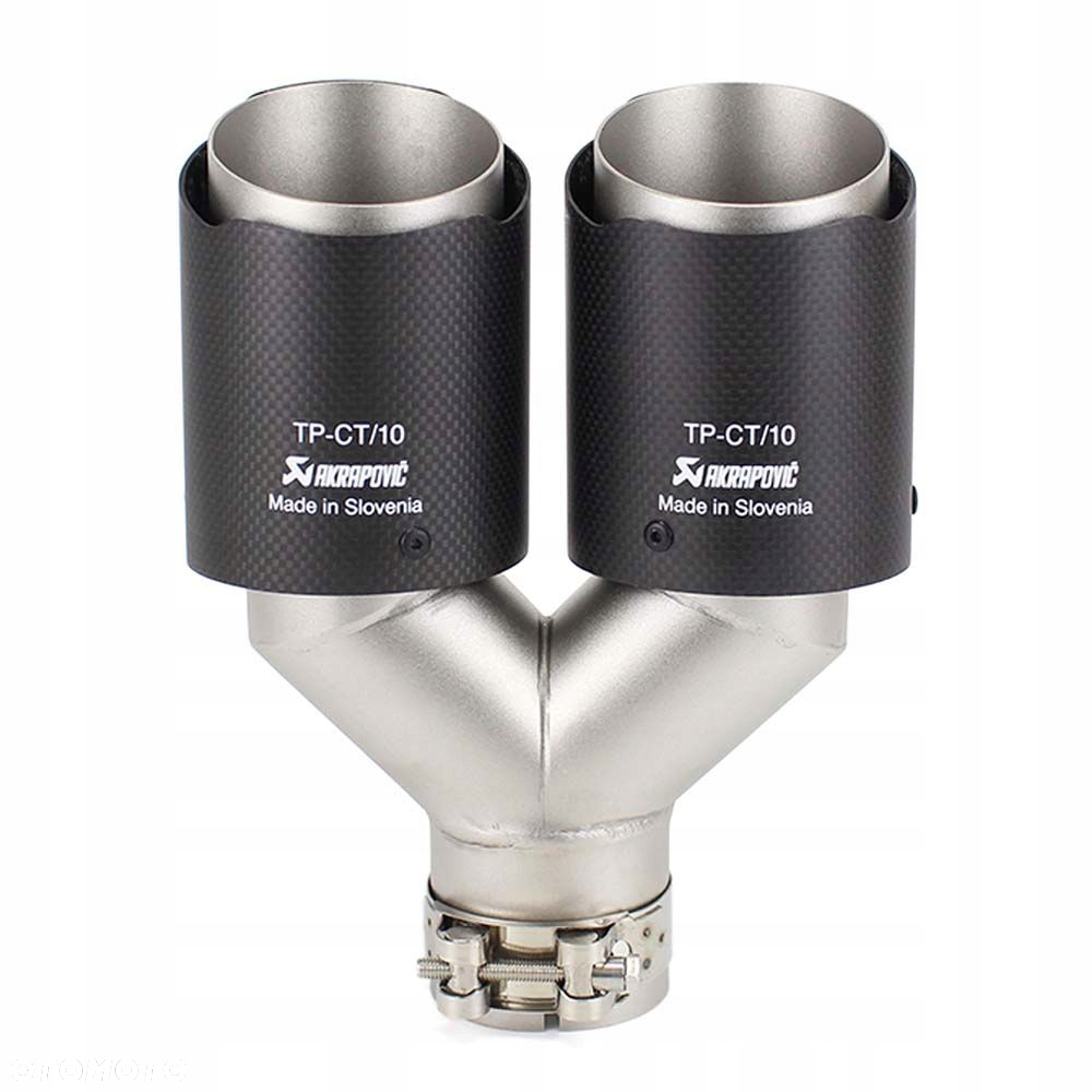 Końcówka wydechu tłumika AKRAPOVIC KARBON 90/63 P - 3