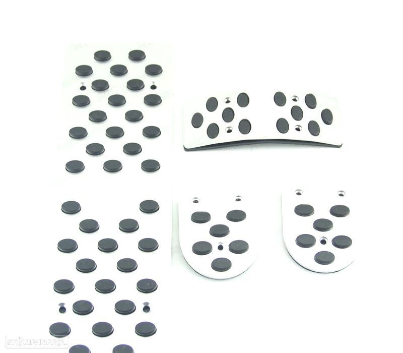 KIT PEDAIS PARA AUDI LOOK S-LINE MANUAL COM POUSA PÉS - 1