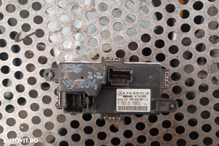 Rezistenta trepte aeroterma A2128702110 Mercedes-Benz C-Class W204/S204/C204 (facelift)  [din 2011 - 1