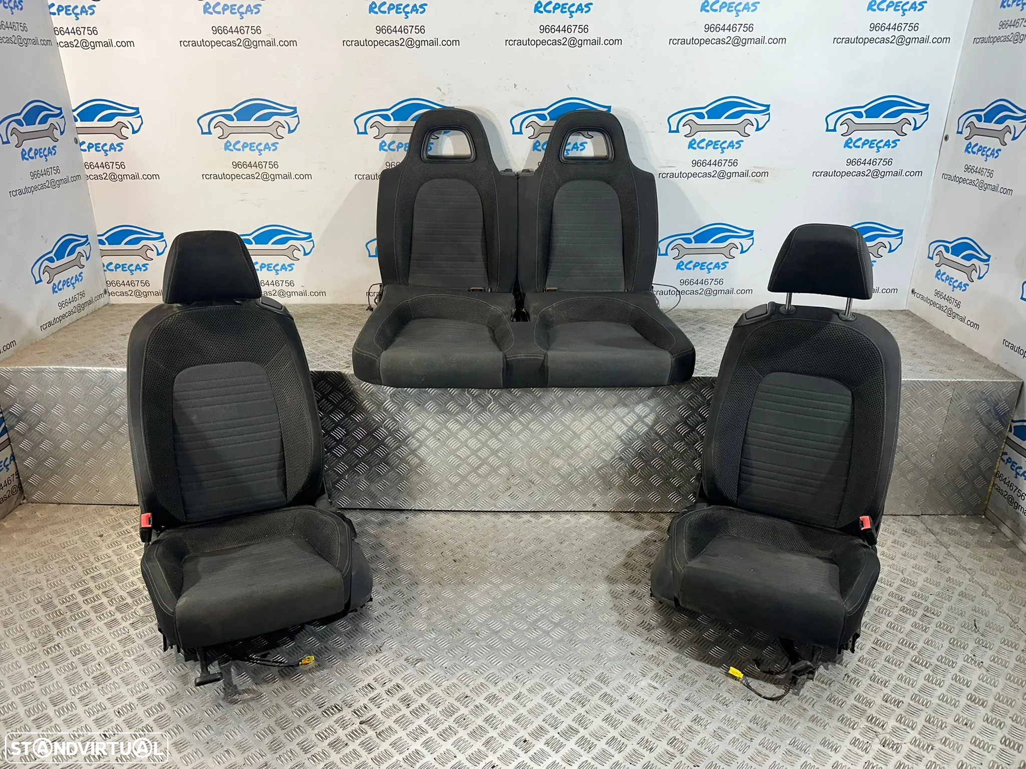 Conjunto Bancos Pele VW Volkswagen Scirocco III 3 Elétricos - 3
