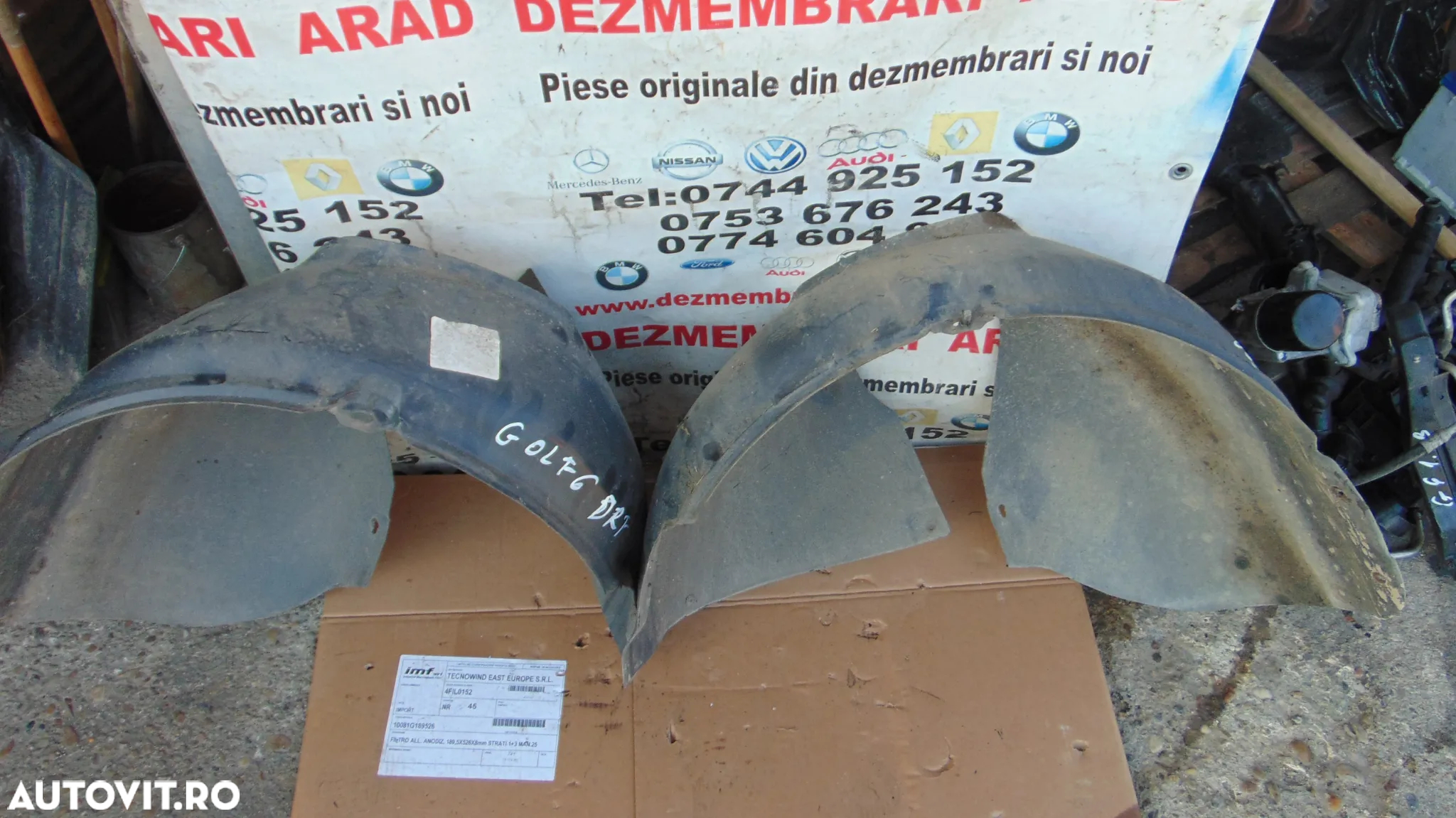 Carenaj Roata VW Golf 6 an 2008-2014 carenaje roata fata spate stanga dreapta - 2