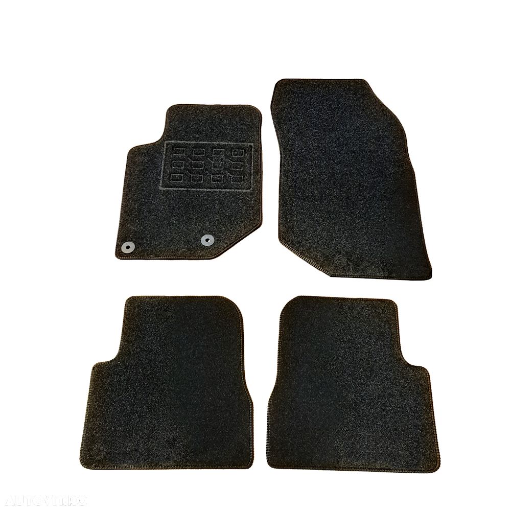 Covorase mocheta Opel Corsa F, Peugeot 208 2019-> prezent, Negre, set de 4 bucati - 1