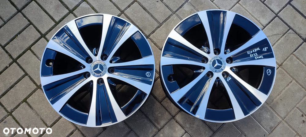 FELGI ALUMINIOWE STOPNIOWANE 5x112 2x8J18 CALI ET 43 2134013700 fi 66,6 2x9Jx18 CALI ET 52,5 2134015300 KOMPLET - 2