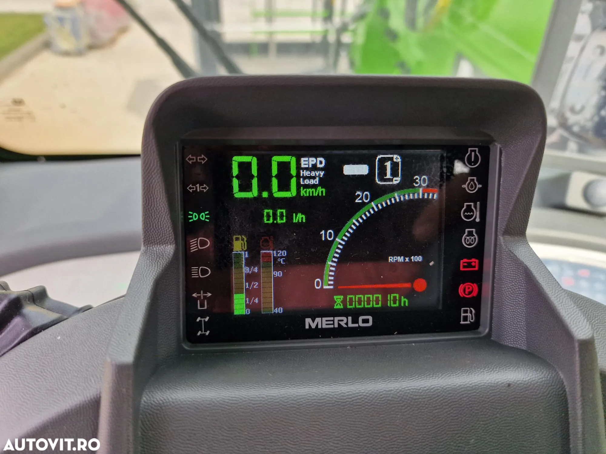 Merlo ROTO 40.18, ROTATIV la 18, ridica 4t, Aer cond, nacela 3 pers, cupa, furci, TELESCOPIC 4 tronsoane, posibilitate leasing, garantie 2 ani-PROMOTIE 154900 EUR+Tva - 18