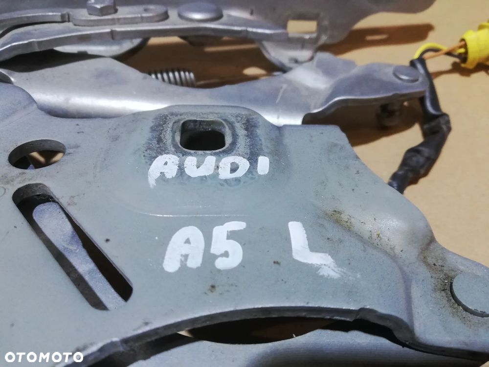 ZAWIAS + NABÓJ MASKI LEWY AUDI A5 8W 8W6823301E KOMPLET - 2