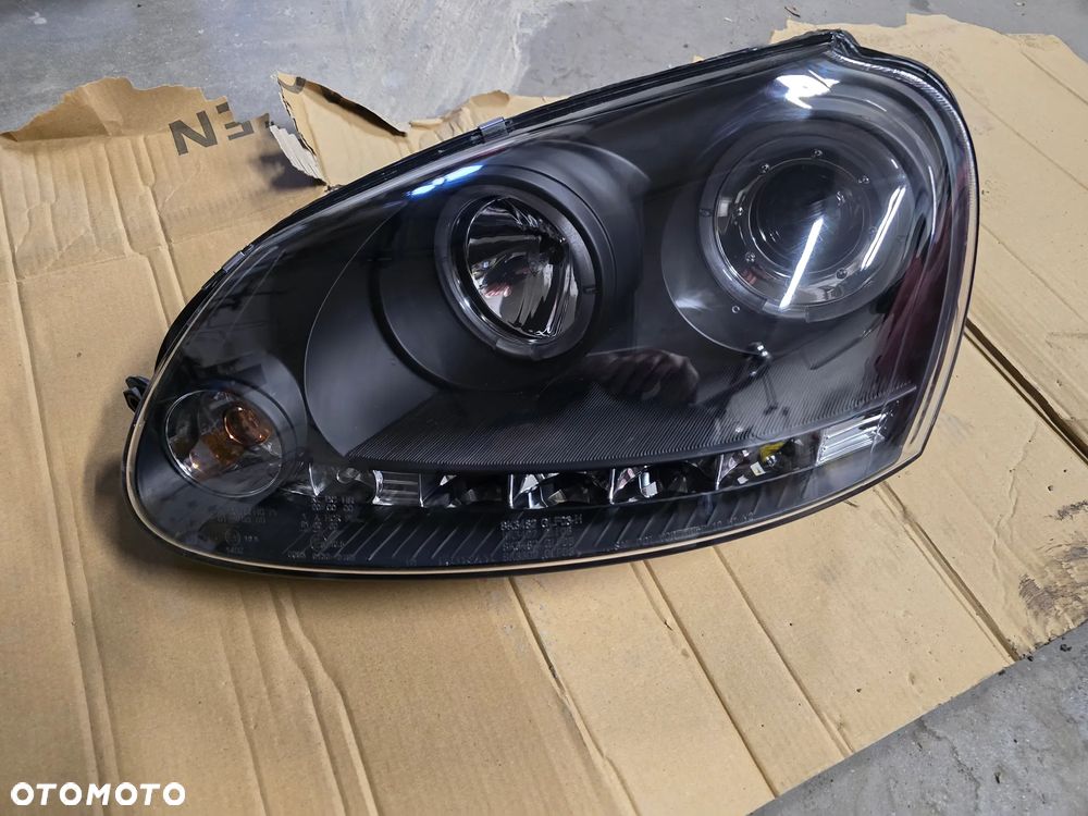 Reflektor lewy przód vw golf V soczewka ringi zamiennik - 5