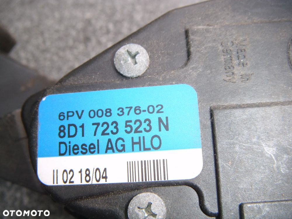 vw passat b5 1.9 tdi pedał- potencjometr gazu  8d1723523n - 2