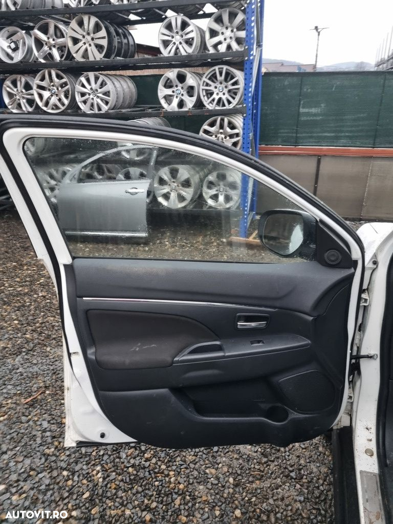 Usa Stanga Fata Mitsubishi ASX Facelift 2012 2012 - 2015 SUV 4 Usi alb (1129) - 2