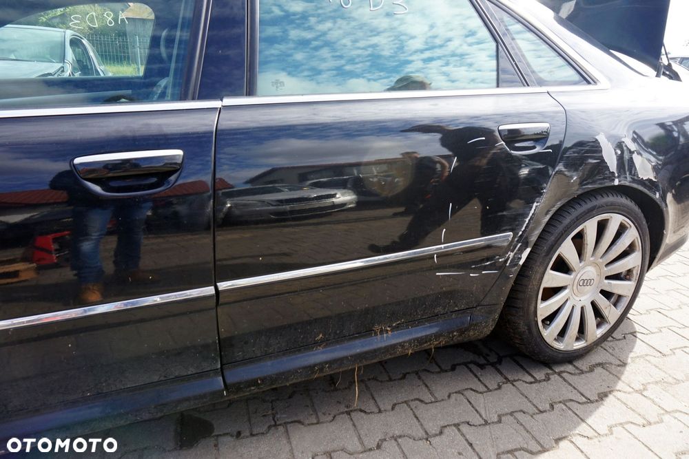 DRZWI TYLNE LEWE A8 II D3 4E2 LIFT   CZARNY AUDI 2005-2010 - 2