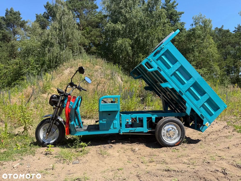 Elektryczny pojazd trójkołowy transportowy E-TUK Caset 0 Cargo TUK TUK kiper, wozidło - 1