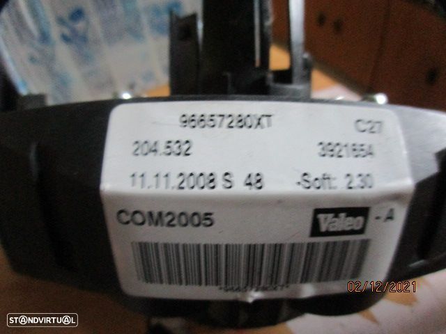 Comutador Luzes Com Fita Airbag 96657280XT PEUGEOT 207 2009 - 4