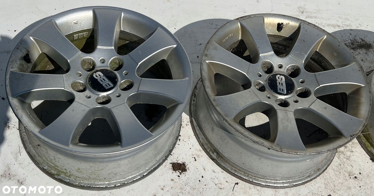 ALUFELGI FELGI ALUMINIOWE BBS 7" x 16" 5x120 KOMPLET - 2