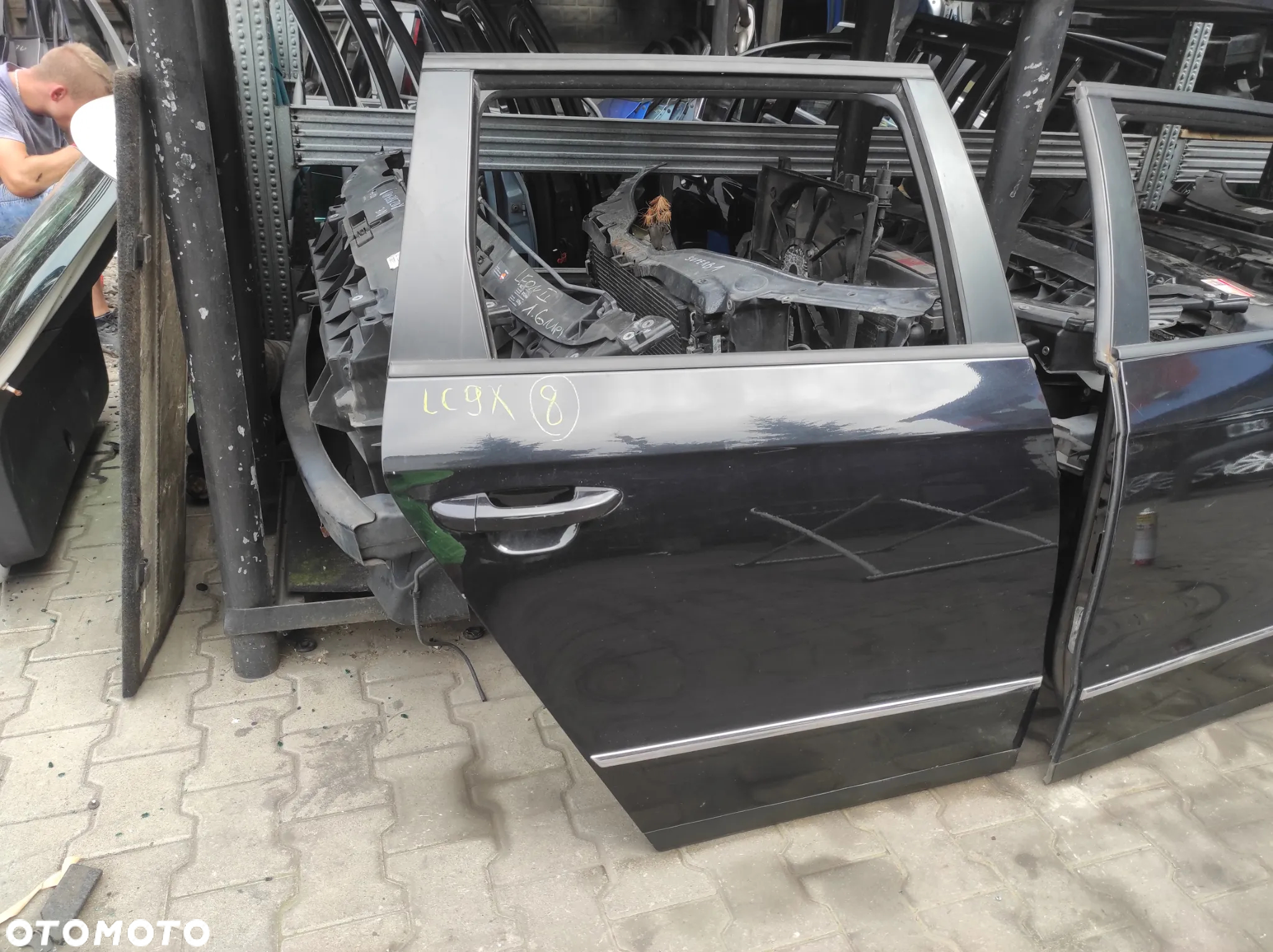 VW PASSAT B6 KOMBI LC9X CZARNE DRZWI TYŁ PRAWY LEWY TYLNE PRAWE LEWE WYSYŁKA !!!!!! - 7