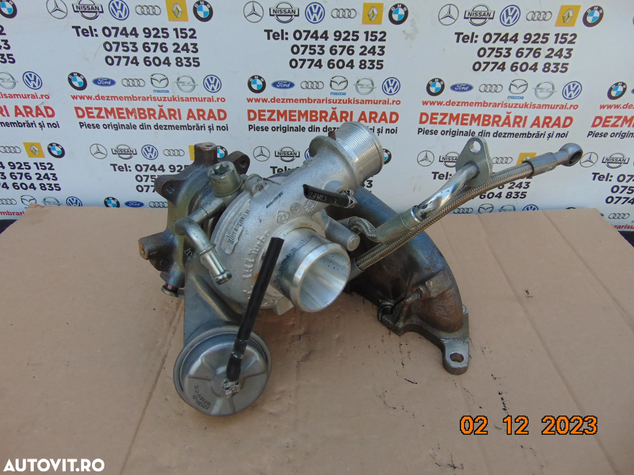 Turbina Fiat 1.4 benzina euro 6 Bravo Lancia Delta Alfa Romeo Mito Tipo Doblo giulietta 37.000km im - 2