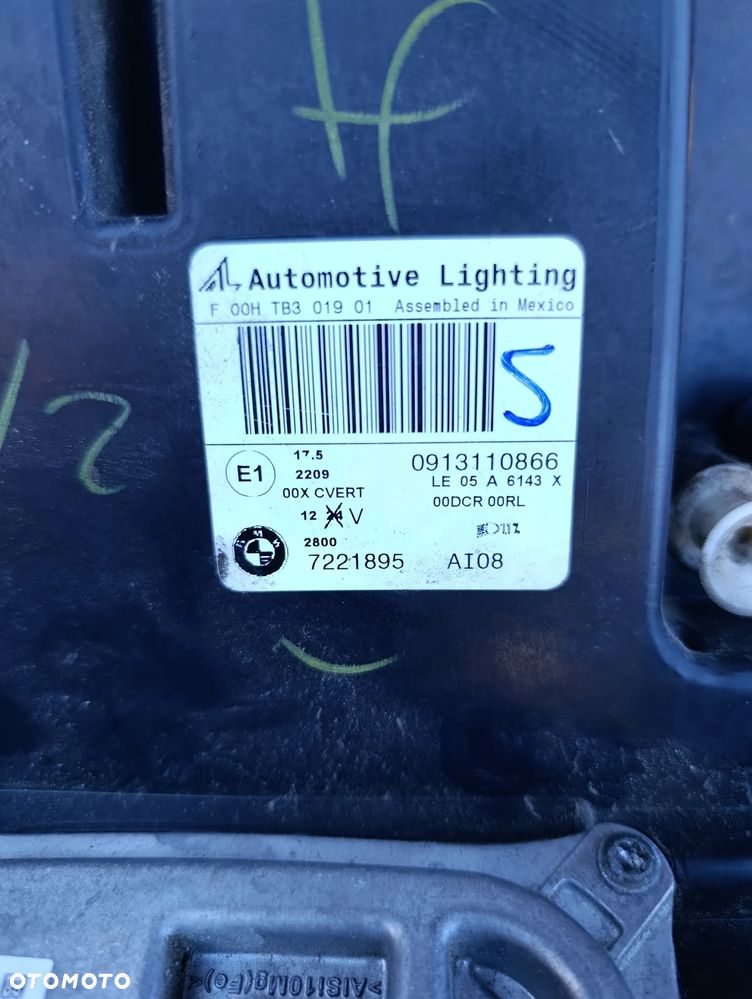 BMW X5 E70 LAMPA LEWA PRZÓD PRZEDNIA EUROPA 7221895 - 4