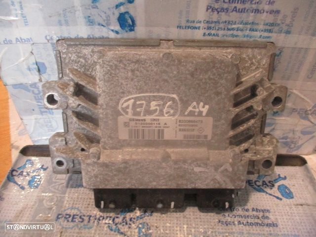 Centralina 8200866473 8200700695 RENAULT CLIO 3 FASE 1 2008 1.2I ETH 75CV 5P CINZENTO SIEMENS - 1