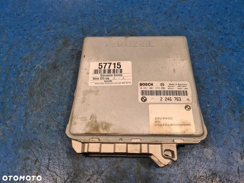 BMW 5 E39 2.5 TDS STEROWNIK SILNIKA 0281001373 - 1