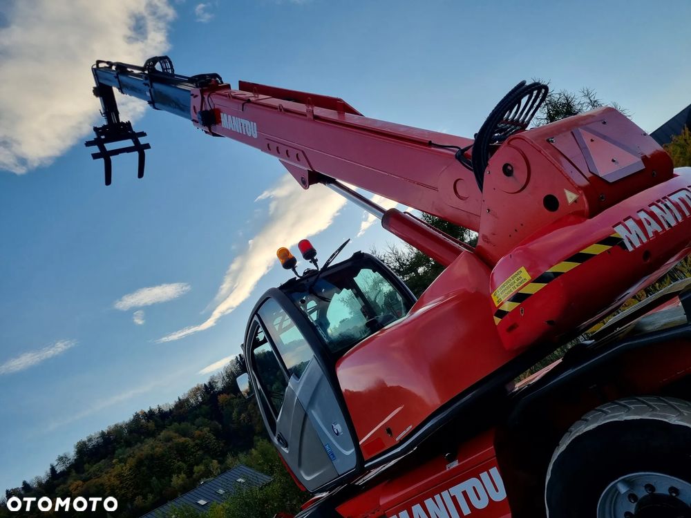 Manitou MRT2150 PRIVILEGE Ładowarka teleskopowa ROTO 21m udzwig 5ton jak Nowa z Norwegii 5900mtg  2013rok  Obrót pełny Zero luzów wycieków zadbana z Fermy Norweskiej - 8
