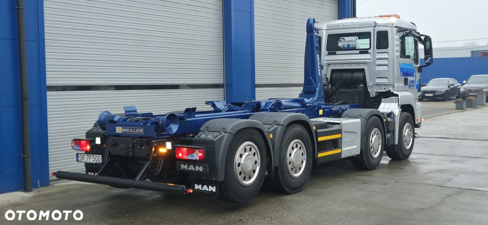 MAN TGS 35.460 8x2 hakowiec MEILLER RK 20.70 TS kontener 7m - 25
