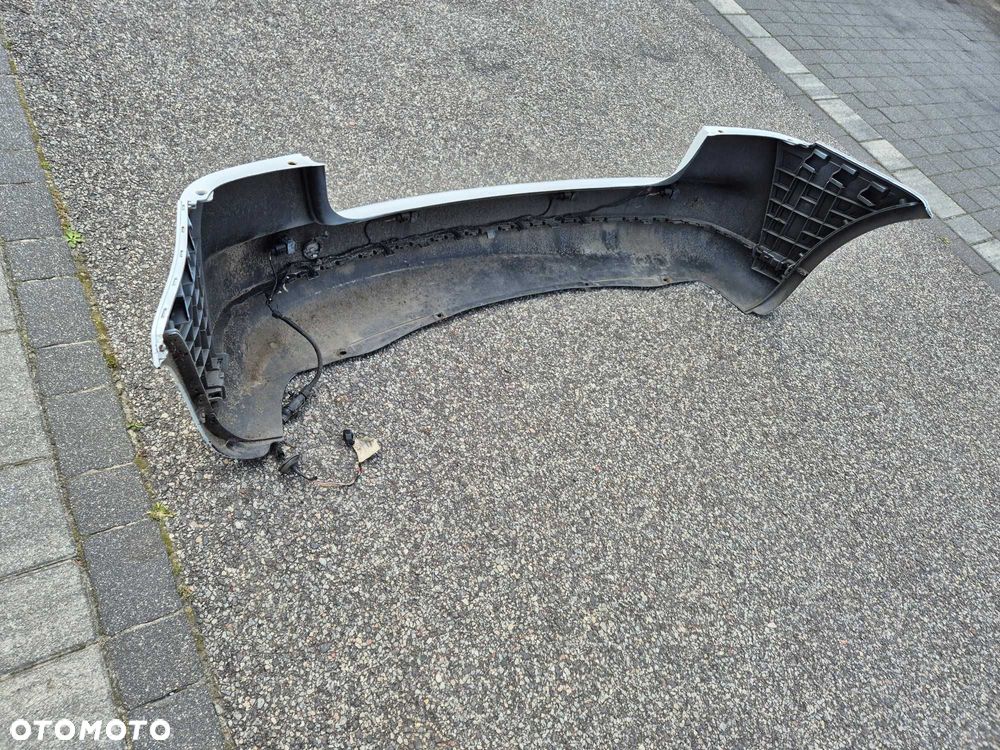 vw touran I zderzak tył tylny czujniki pdc LB9A  biały - 7