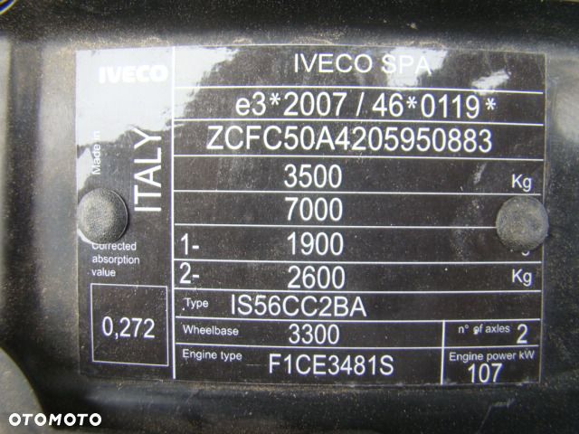 Iveco DAILY 50 C 16 3.0TDI ZWYSZKA 14M PODNOŚNIK KOSZOWY - 34